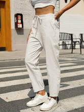 Load image into Gallery viewer, New Casual High Waist Button Straight Leg Pants
