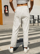 Load image into Gallery viewer, New Casual High Waist Button Straight Leg Pants
