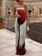 Load image into Gallery viewer, Sexy Halter Printed Positioning Chiffon Vacation Dresses
