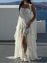 Load image into Gallery viewer, French Romantic Lace Tube Top Halter Dress
