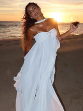 Load image into Gallery viewer, French Romantic Lace Tube Top Halter Dress
