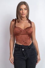 Load image into Gallery viewer, Champagne Corset Top
