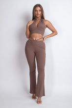 Load image into Gallery viewer, Knit Halter Top And Pants Set
