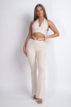 Load image into Gallery viewer, Knit Halter Top And Pants Set
