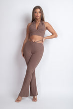 Load image into Gallery viewer, Knit Halter Top And Pants Set
